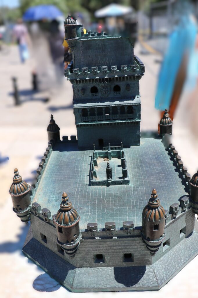 1:50 scale model of Belem Tower for visually handicapped