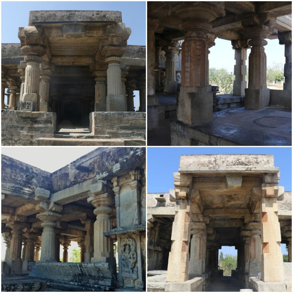 20 Unique Pillars of Yoganarasimha-temple-Baggavalli-Indrani
