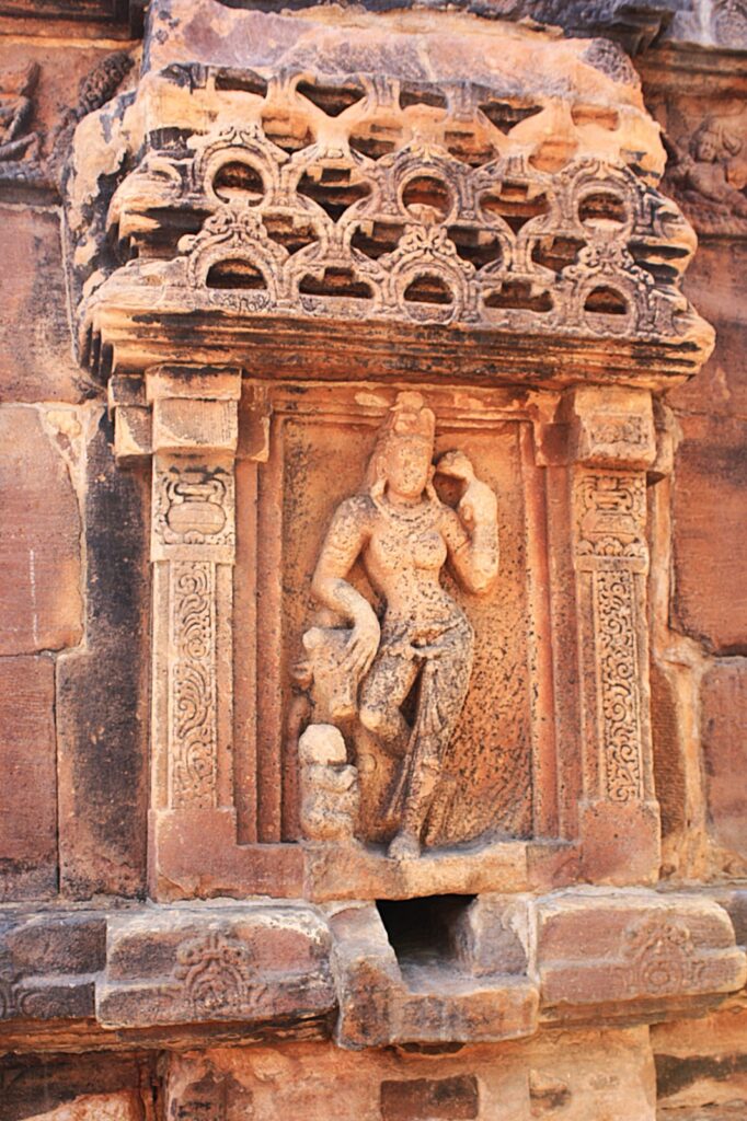 Ardhanarishwara Statue in Pattadakal Temples