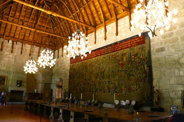 Banquet Hall in Palace of Dukes of Braganca, Guimaraes