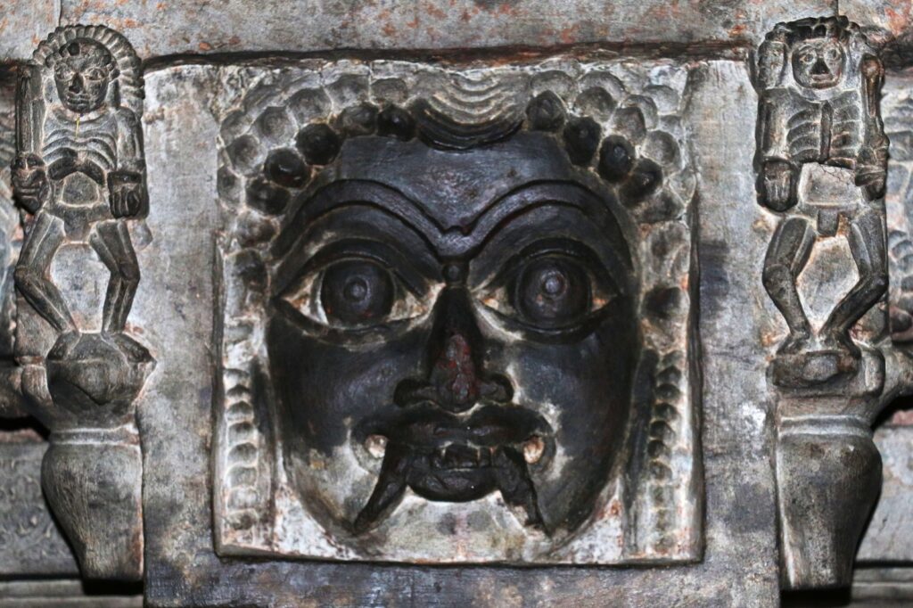 Bhuta and the Preta, guarding the Kali’s shrine in Doddagaddavalli