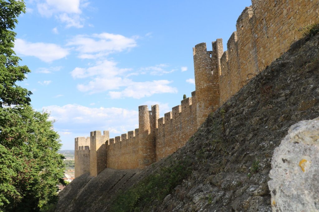 Castle Walls of Knights Templar Fortress Tomar