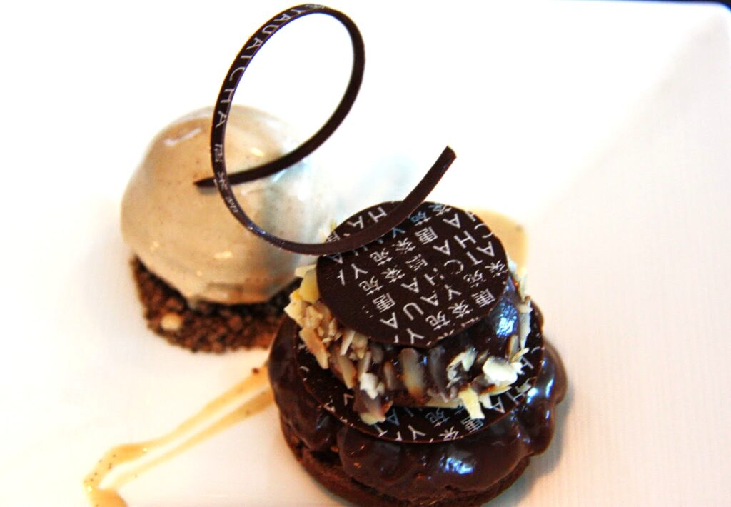 Chocolate choux pastry