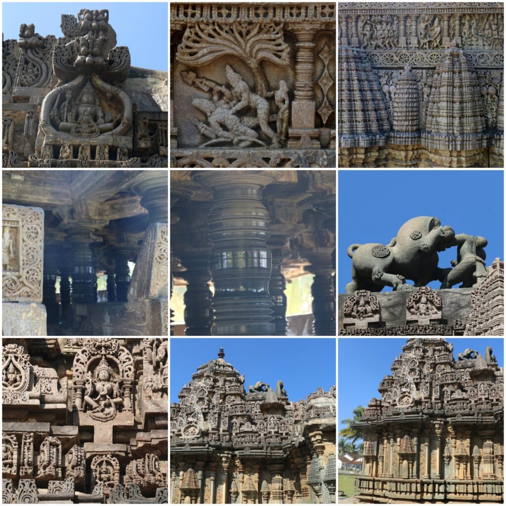 Collage of Amruthapura Temple-Indrani