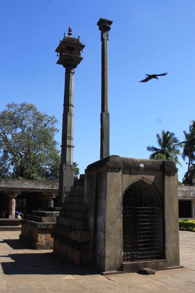 Deepa Stambha in Banavasi Temple