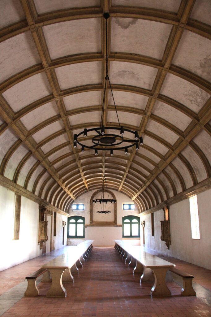 Dining hall or refectory, Refeitorio. Convent of Christ, Convento de Cristo, in Tomar