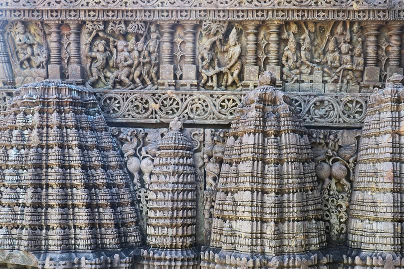 Dushasana disrobing Draupadi-Mahabharata