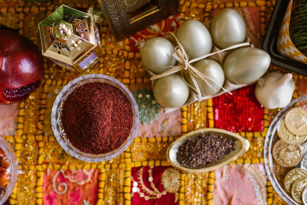 Food On The Table During Persian New Year