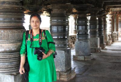 Forest of Lathe Turned pillars Belavadi Temple