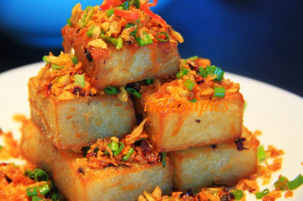 Fried Turnip Cake in Yauatcha