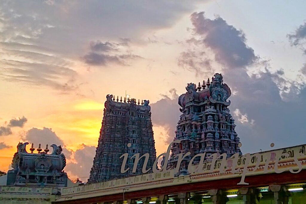 Gopurams of Meenakshi Amman Temple Madurai