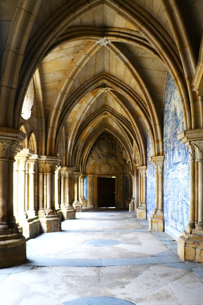 Gothic Cloister in Porto Cathedral