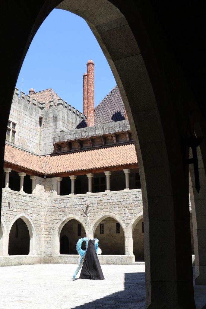 Inner Courtyard of the Paço dos Duques de Bragança in Guimarães.