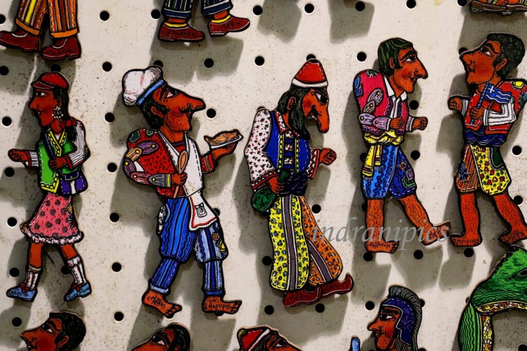 Karagiozis shadow puppet Souvenir from Athens