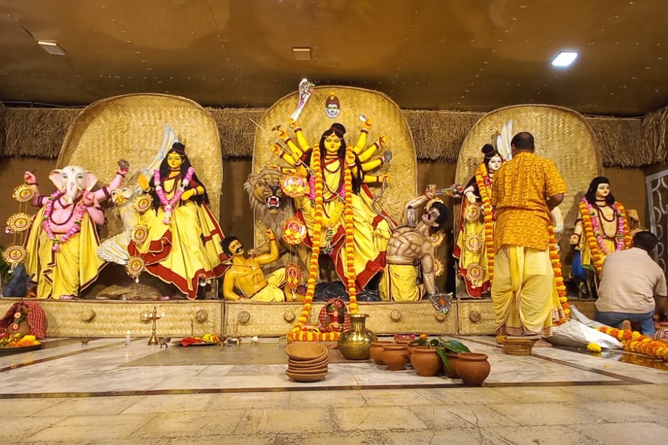 Kolaj Durga Puja in Bangalore