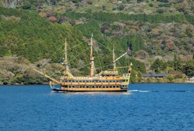 Pirate ship on Lake Ashi -Is Hakone worth visiting? Guide by Indrani Ghose