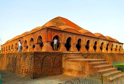 Ras Mancha Temple built on raised platform