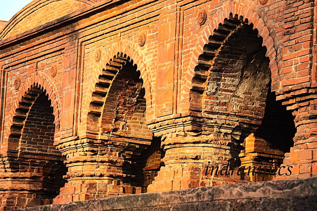 Raw brick Structure of the Arches