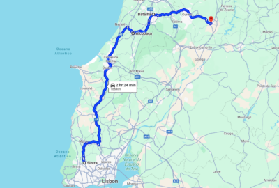 Road Trip Sintra to Tomar