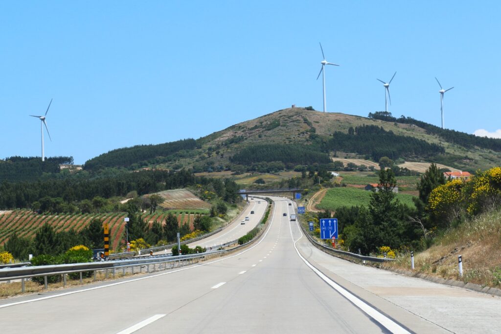 Road from Sintra to Tomar