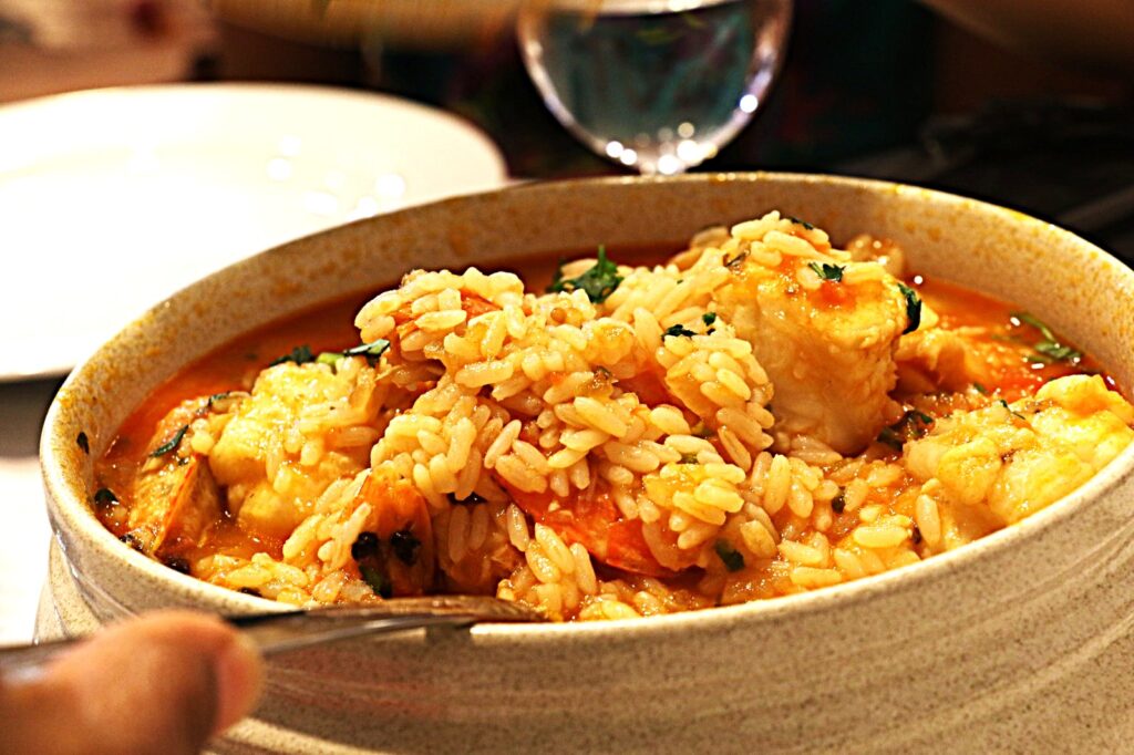 Seafood Rice dish, Tomar