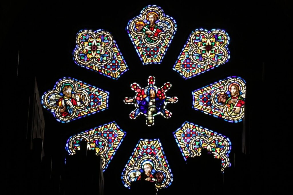 Stained Glass window in Porto Cathedral