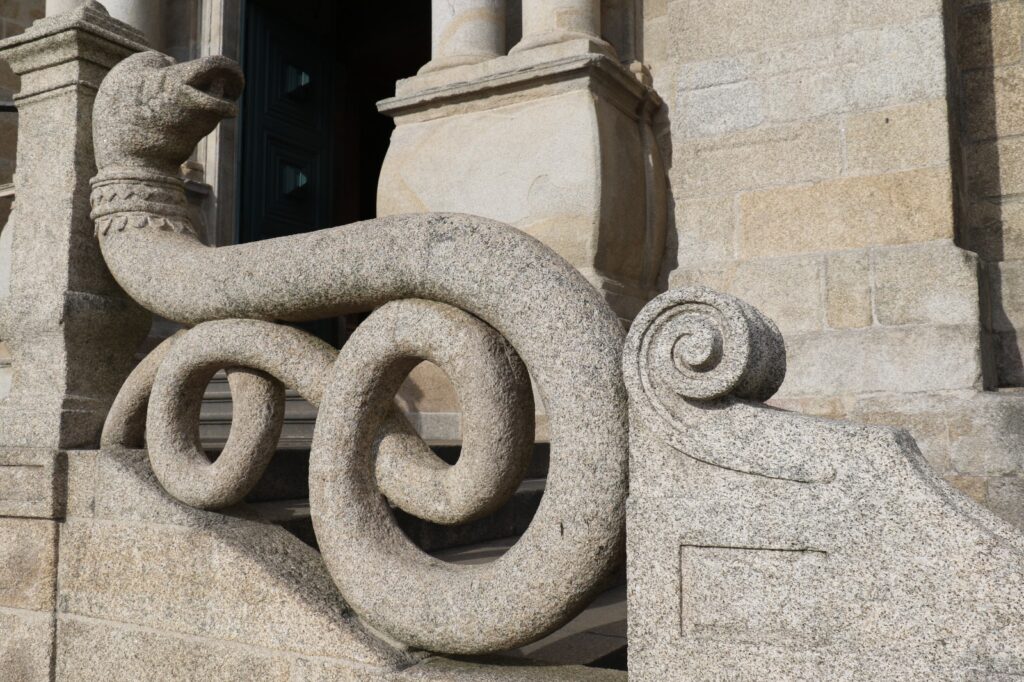 Stone sculpture of the Porto Cathedral