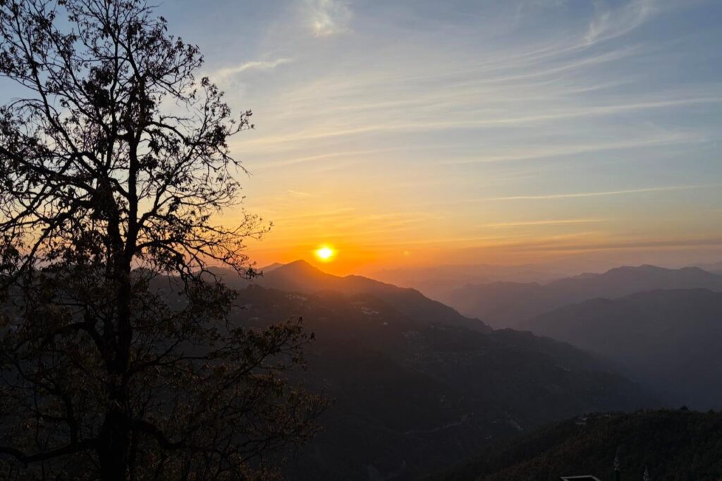 Sunset in Landour Mussoorie
