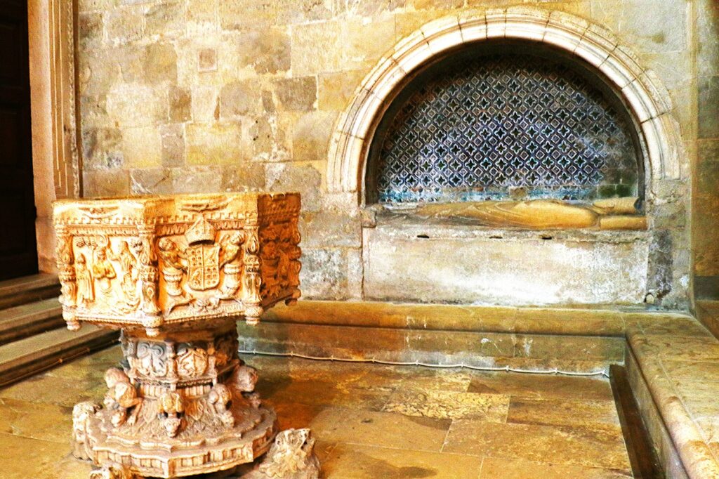 Tombs of several bishops and important figures buried in Cathedral