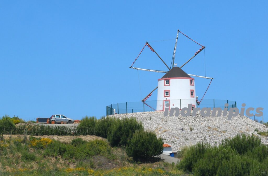 Traditional Windmill in Bufarda Portugal Indrani Ghose