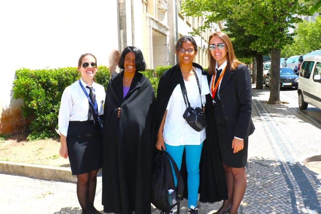 University of Coimbra students
