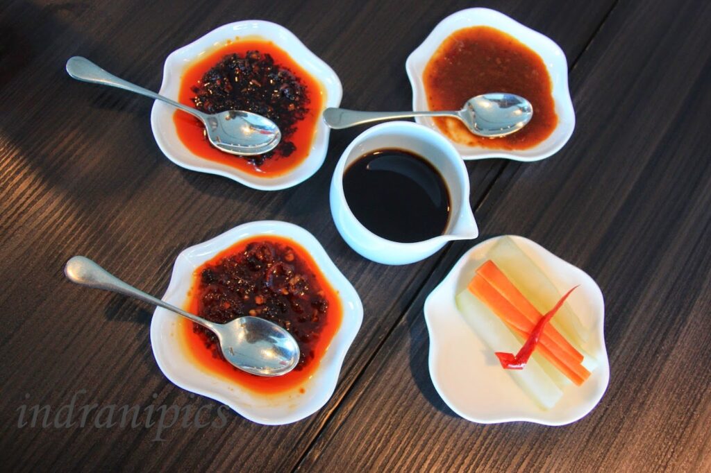 Various dips-each with distinct taste