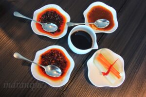 Various dips-each with distinct taste