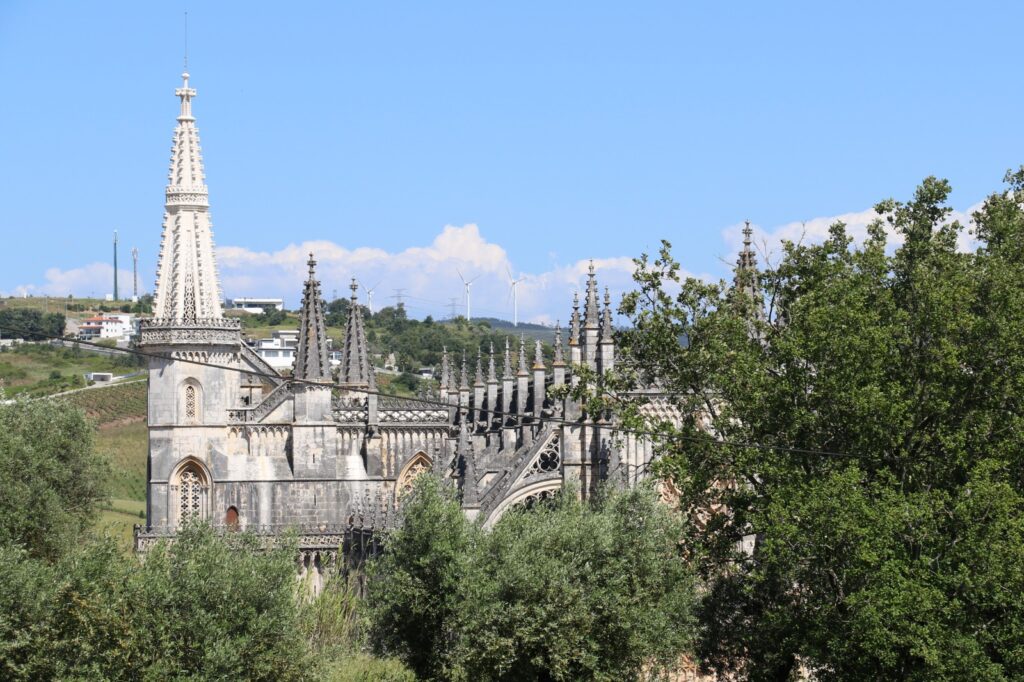 View of Batalha Monastery from road