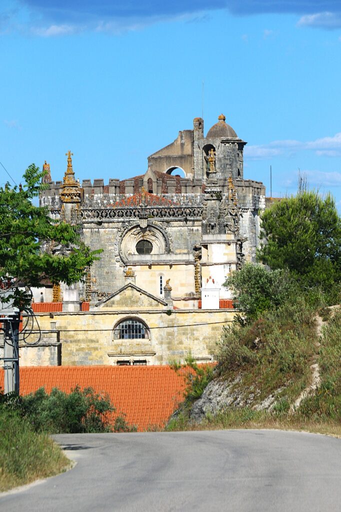 View of Tomar Monastery from Road