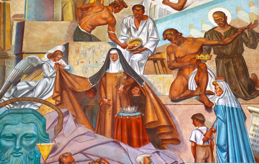 Wall painting-Coimbra University Tour