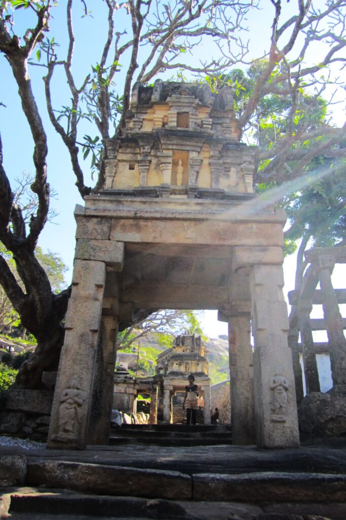 Way up Yadavagiri Hill - Melkote Yoga Narasimha steps