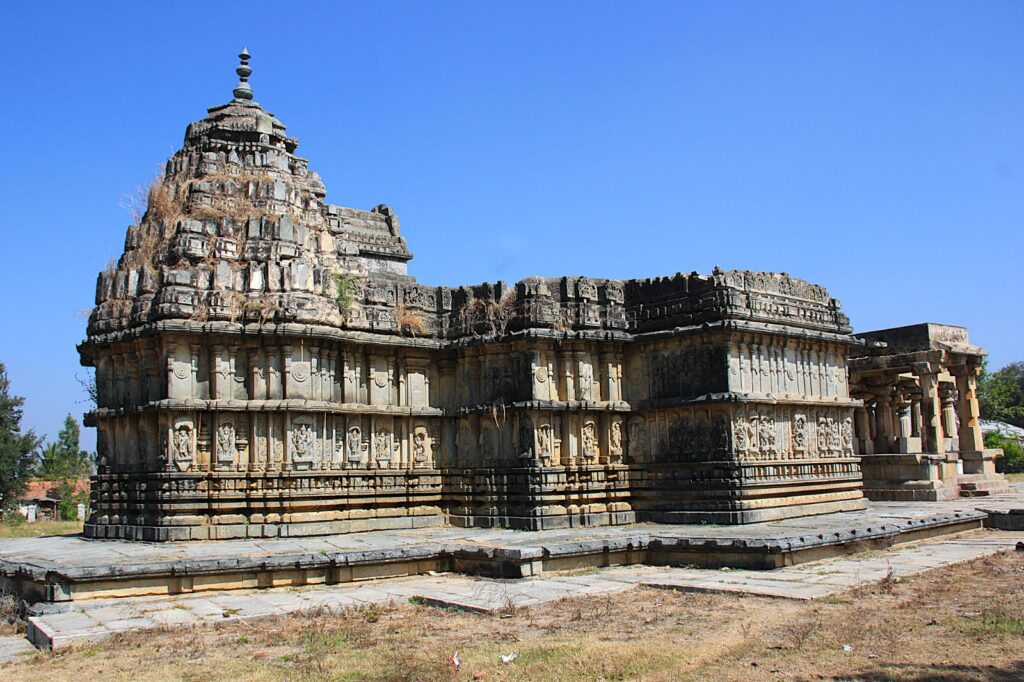 Yoganarasimha Temple on star shaped platform