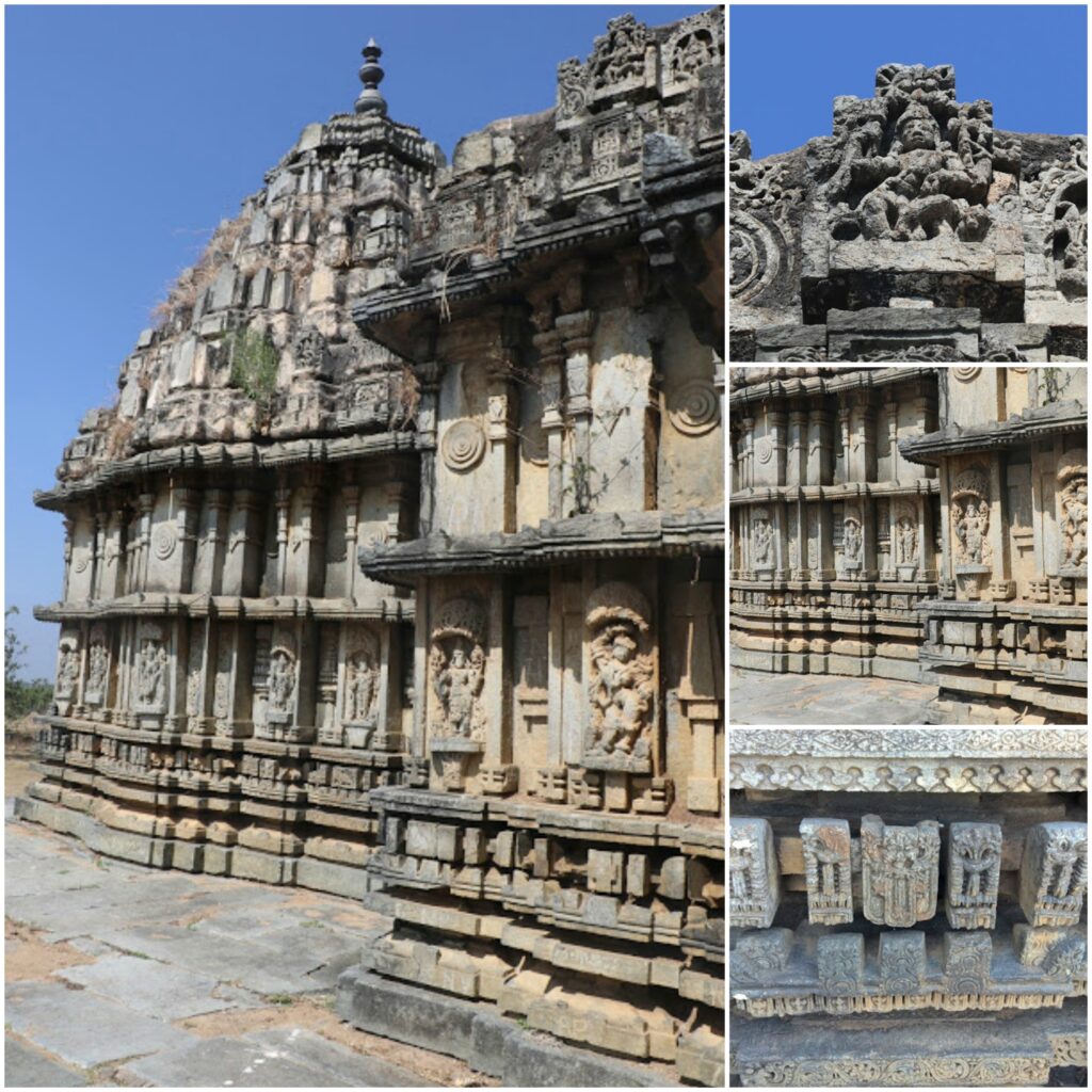 Yoganarasimha temple Facade Carvings