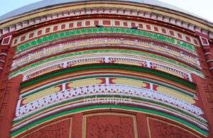 colorful facade Tara Temple in Tarapith Shakti Peetha