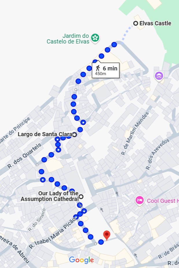 elvas walking tour