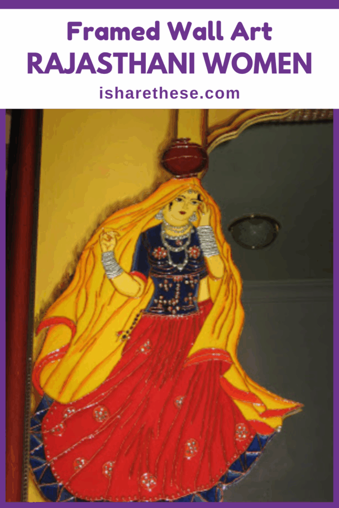 wall art rajasthani women